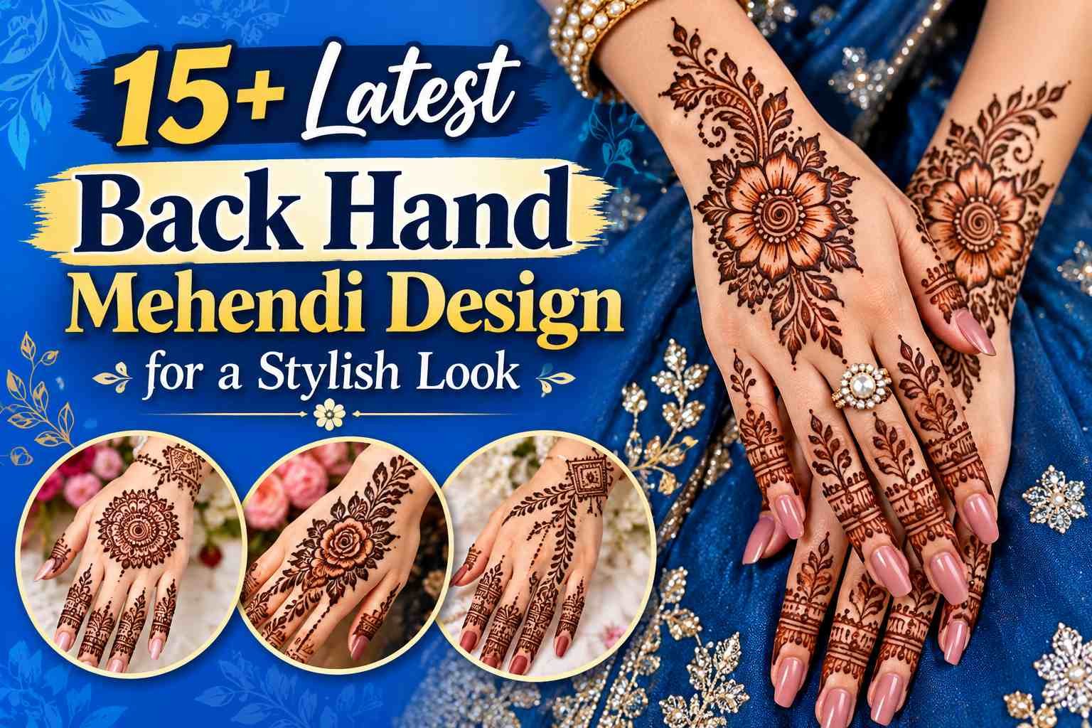 Back Hand Mehendi Design